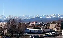 View of mountains from Chegem