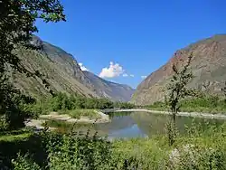 Chulyshman River area, a protected area of Russia in Ulagansky District