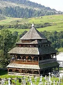 Yasenytsia-Zamkova. Bell tower of the Church of St. Michael.