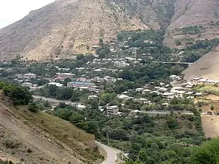 A view of the village