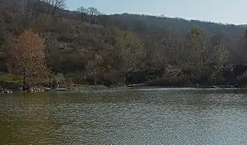 Lake near the village