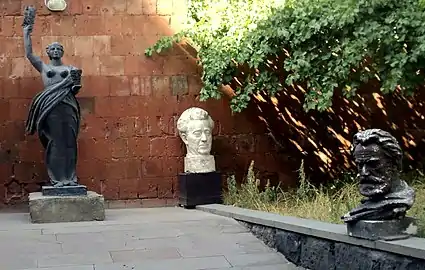 Artworks in the museum garden