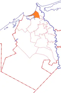 Location in Beheira Governorate