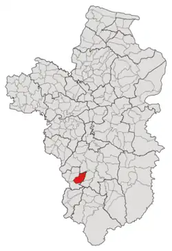 Subdistrict location in Ubon Ratchathani province