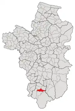 Subdistrict location in Ubon Ratchathani province