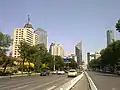 Nanjing Road on the south of the subdistrict, 2014