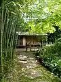 Japanese tea ceremony teahouse