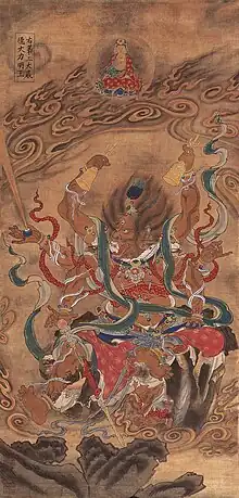 Mahācakra , of the Eight Wisdom Kings, Baoning Temple, Ming Dynasty.