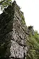 South Gate Yagura stone walls