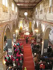 Interior of Sacred Heart Church, Cizhong