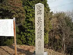 Nagano Family Castle ruins