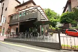 A commercial building in Gugi-dong, near Bukhansan