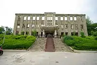 Exterior of the Korean Workers' Party Headquarters, Cheorwon