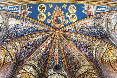 Choir ceiling