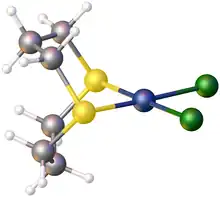 Structure of (DTCO)PdCl2.