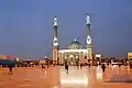 The mosque at night