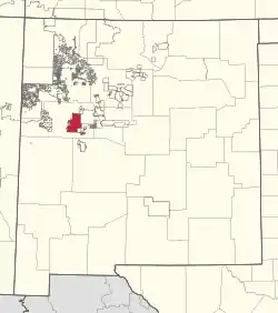 Location of Acoma Indian Reservation