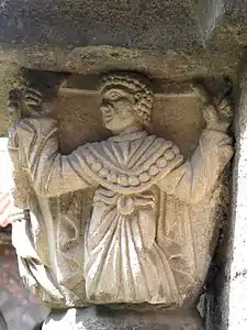 Capital in the cloister