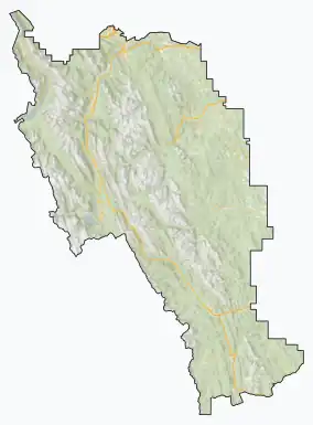 Pyriform Mountain is located in Kananaskis Improvement District