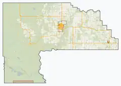 Brazeau County is located in Brazeau County