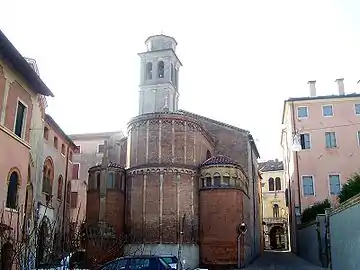 Neo-romanesque apse exterior