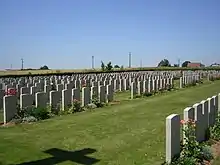 Line of graves