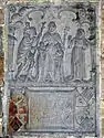 Bas-relief on the western wall in the collegiate church