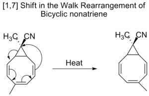 walk rearrangement of bicycle nonatriene