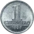 ₢$1 (first cruzeiro/aluminium coinage 1957-1961)