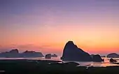 Limestone islets in Phang-nga National Park