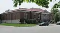 La Porte Carnegie Library, 905 Indiana Ave, part of the Downtown LaPorte Historic District.