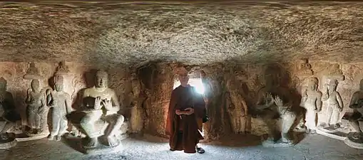 Cave 14, interior panorama