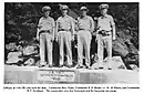 11's Dam with the CEC returning for a photo of them with their handiwork.  The project made the June 1944 Seabee News Service issue and the 1948 February issue of the CEC Bulletin.