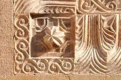 Stonework on the north facade of the Ġazaleh House