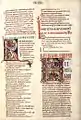 Illuminated page of the Winchester Bible.