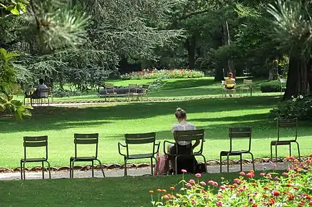 A view of the Luxembourg Garden