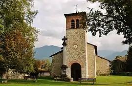 The church of Saint Aupre, in La Terrasse