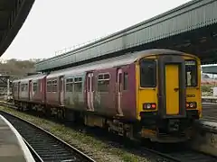 Image 37A British Rail Class 150 in the United Kingdom (from Railroad car)