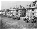 15th Infantry Regiment formed up in front of the former German barracks in Tietsin, China in 1927 – HBL was adjutant, US Army Forces in China