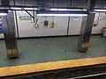 The eastbound trolley station as viewed from the eastbound Market–Frankford Line platform