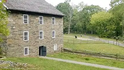 Peirce Mill back exterior.