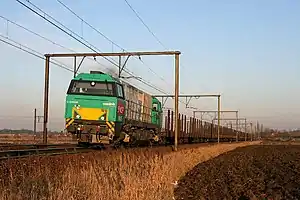 SNCF freight train in Belgium