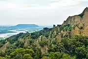 View from a hiking trail on Huoyan Mountain