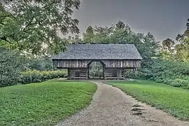 Cantilever barn at Cades Cove