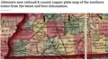 Map published c1859. Shows Porterville on Shelby and Tipton County Lines. Portersville charter was adopted by Atoka in 1875.