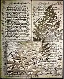 Red Hook, NY doctor's ledger with artemisia leaves used to aid digestion 1860.