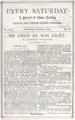 Every Saturday, 1869, with story by Anthony Trollope