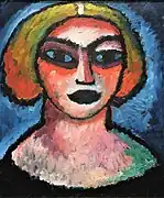 Alexej von Jawlensky, 1912, Frauenkopf