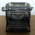 1920s Underwood typewriter with Swedish layout