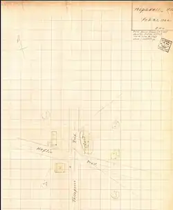 1922 fire insurance map of Hopewell